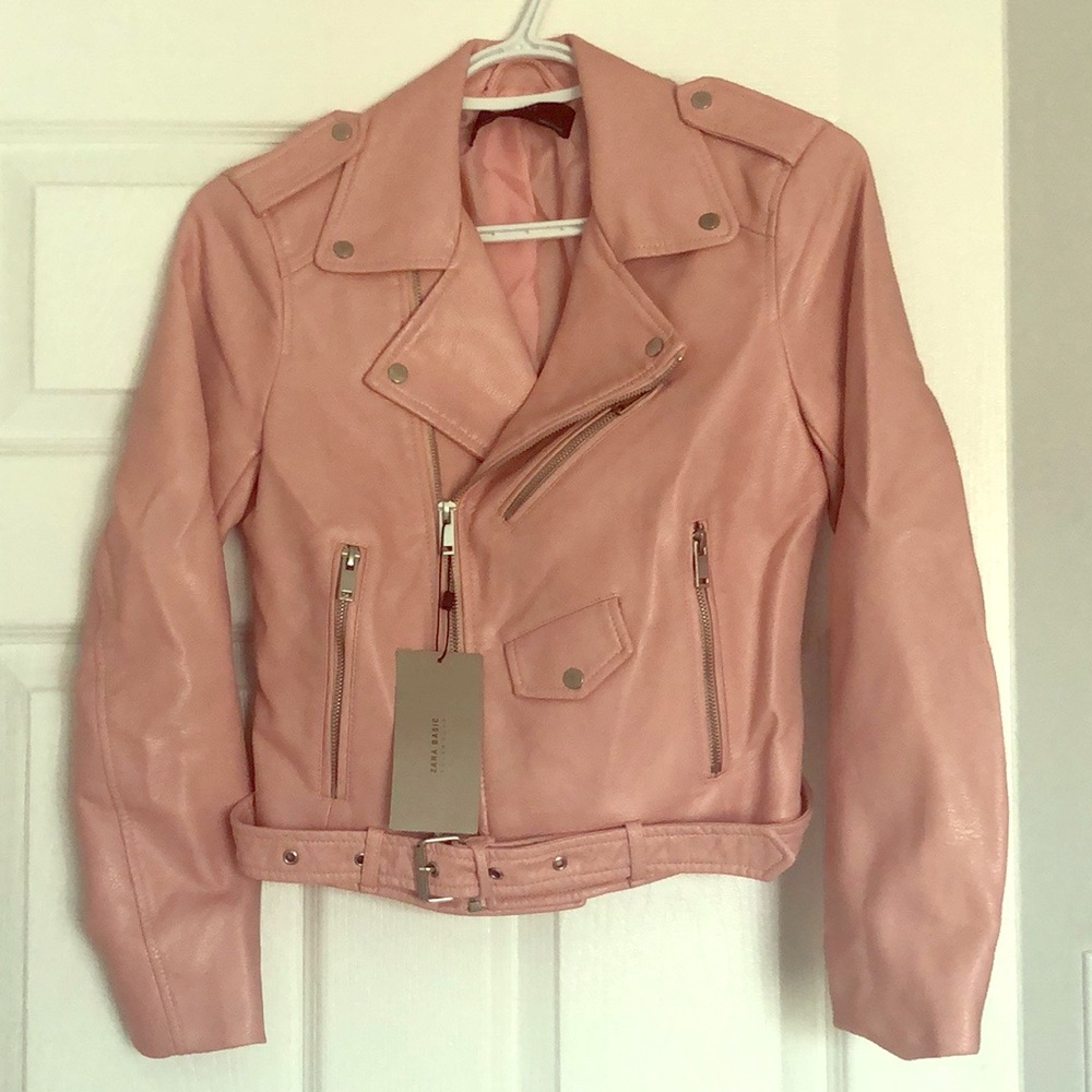 Zara leather jacket